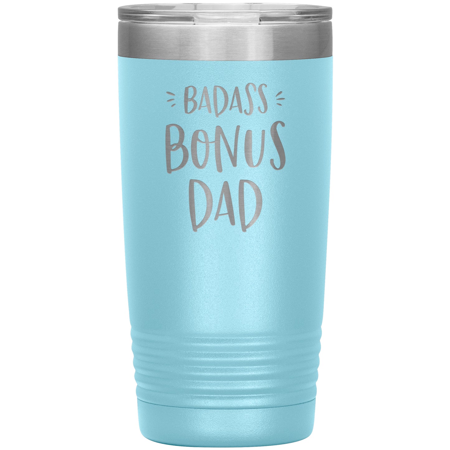 Badass Bonus Dad 20 oz Laser Etched Tumbler