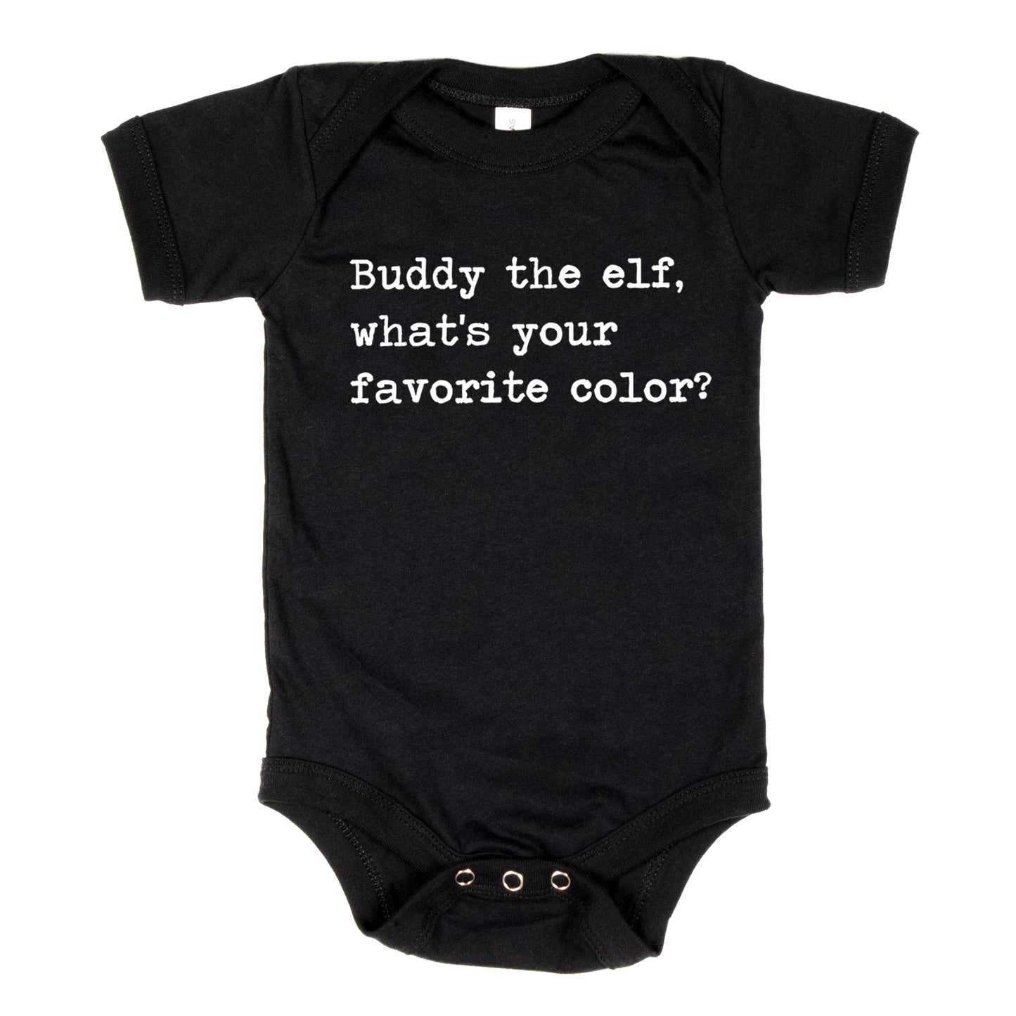 Buddy The Elf What's Your Favorite Color - Short Sleeve Kids Shirt