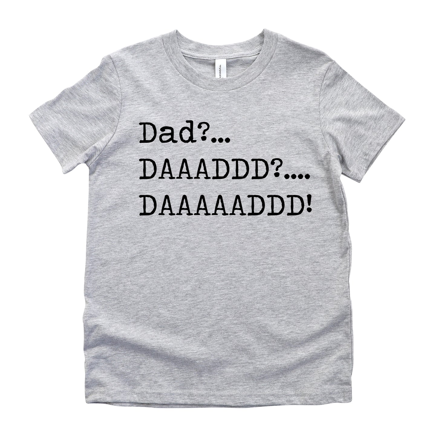 Dad DAAAD - Short Sleeve Kids Shirt