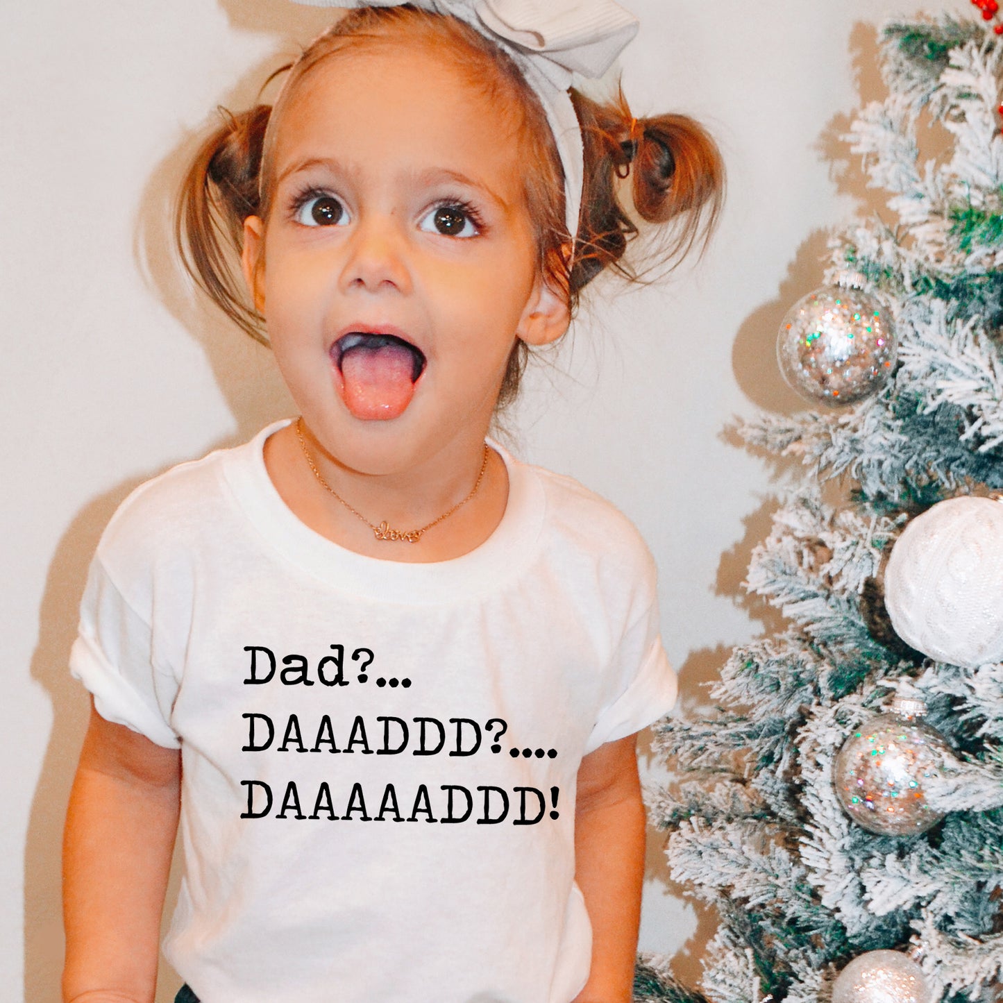 Dad DAAAD - Short Sleeve Kids Shirt