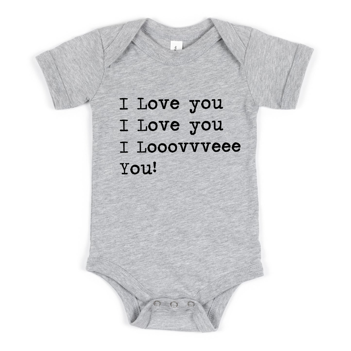 I Love You I Love You I Love You - Short Sleeve Kids Shirt
