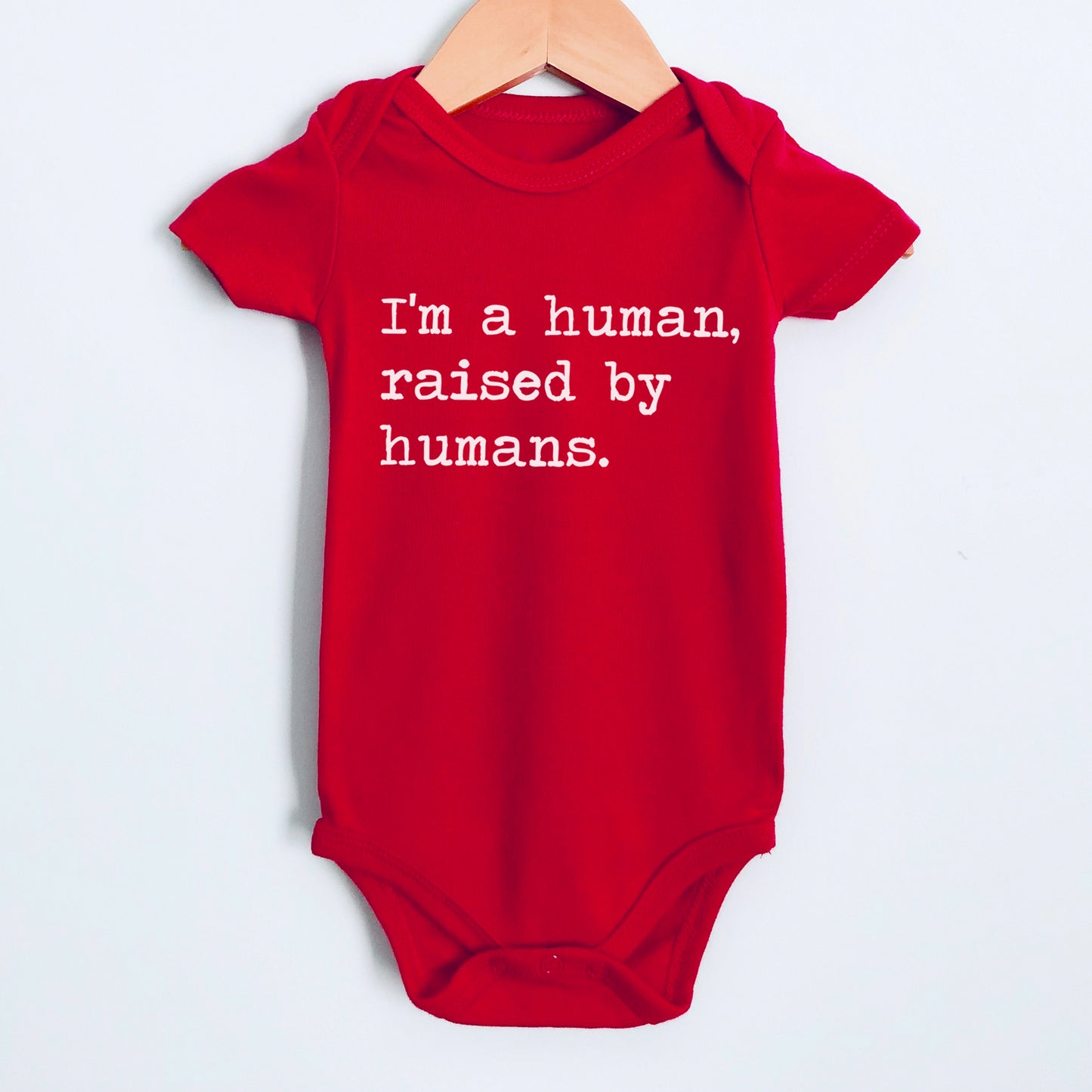 I'm A Human Raised By Humans - Short Sleeve Kids Shirt