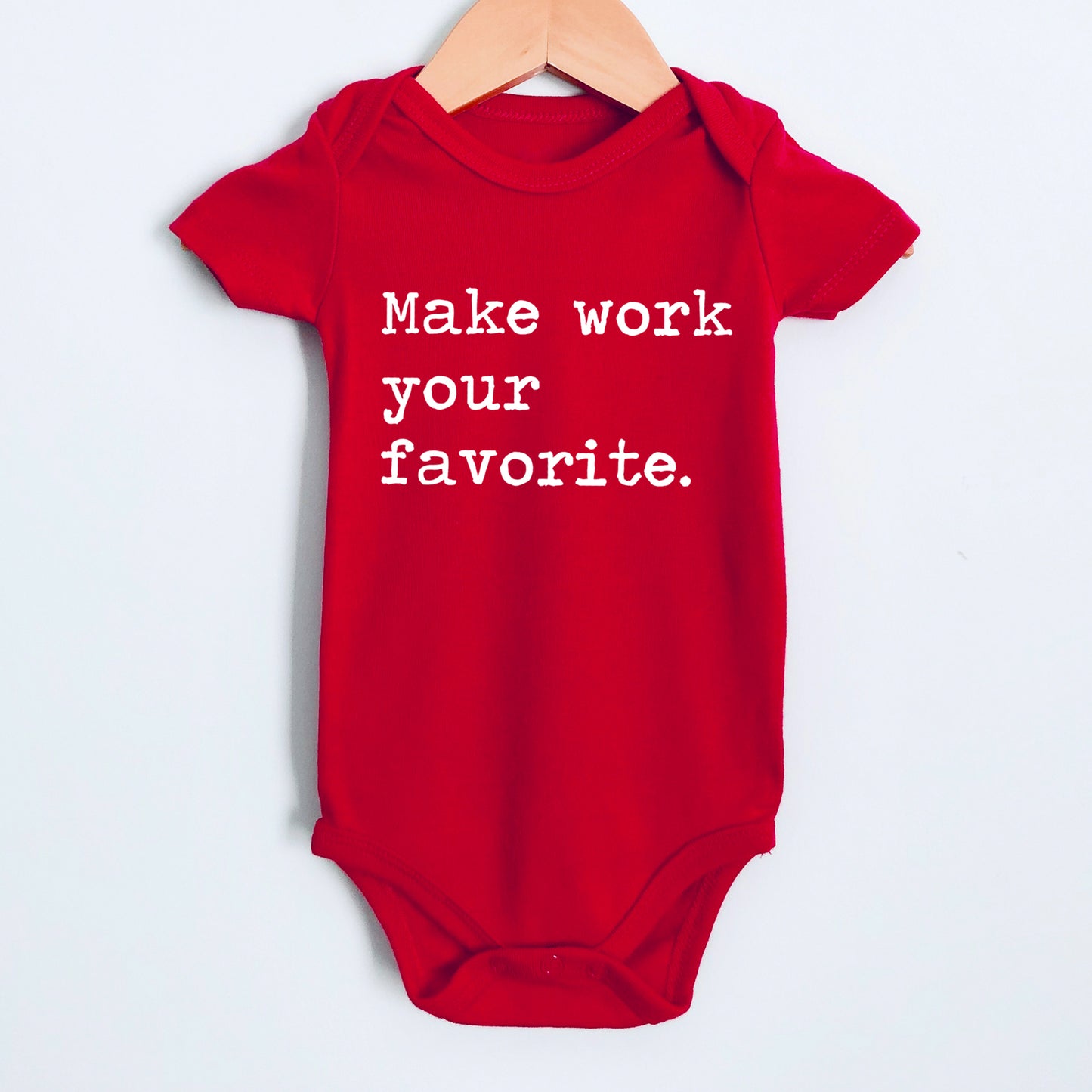 Make Work Your Favorite - Short Sleeve Kids Shirt