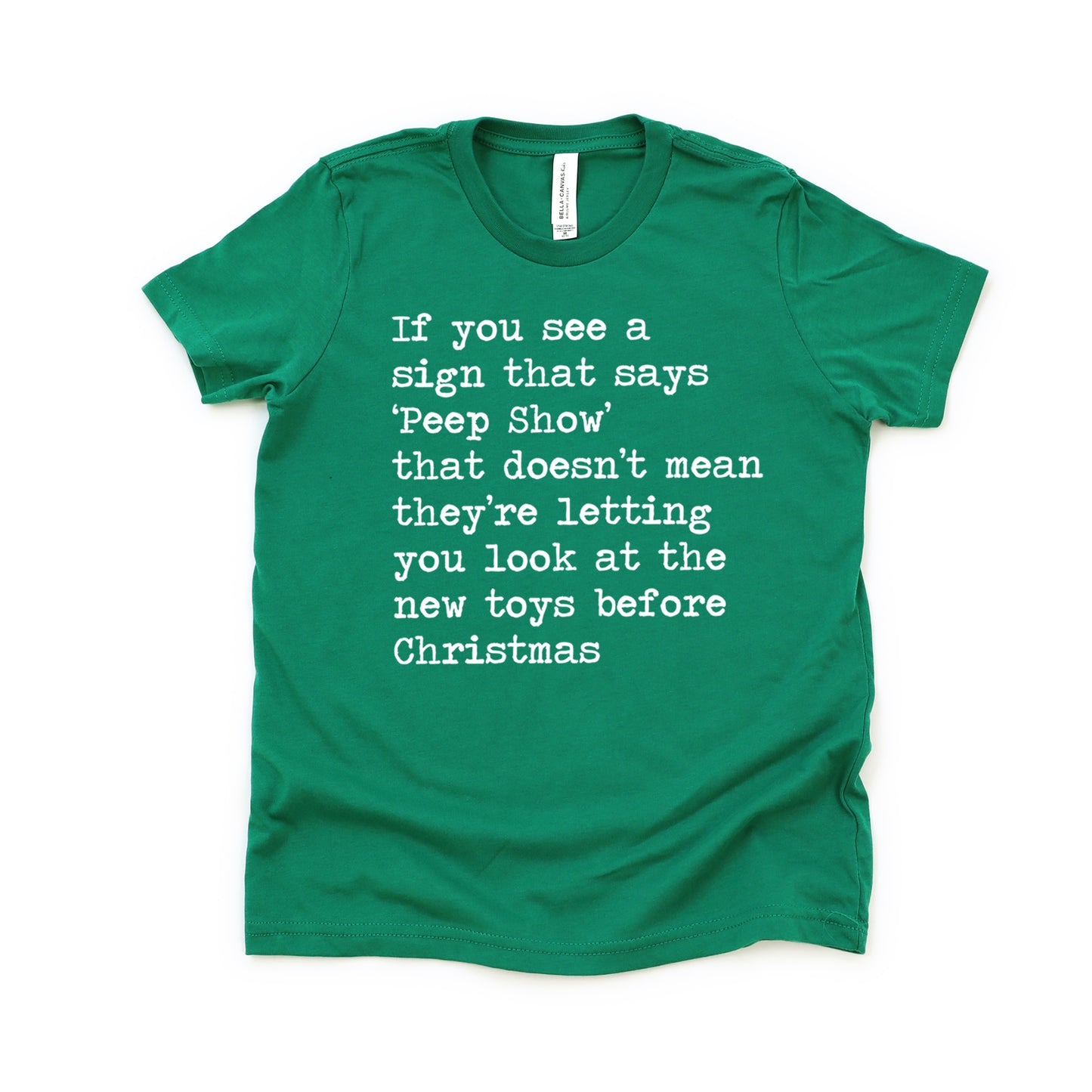 Sign That Says Peep Show - Short Sleeve Kids Shirt