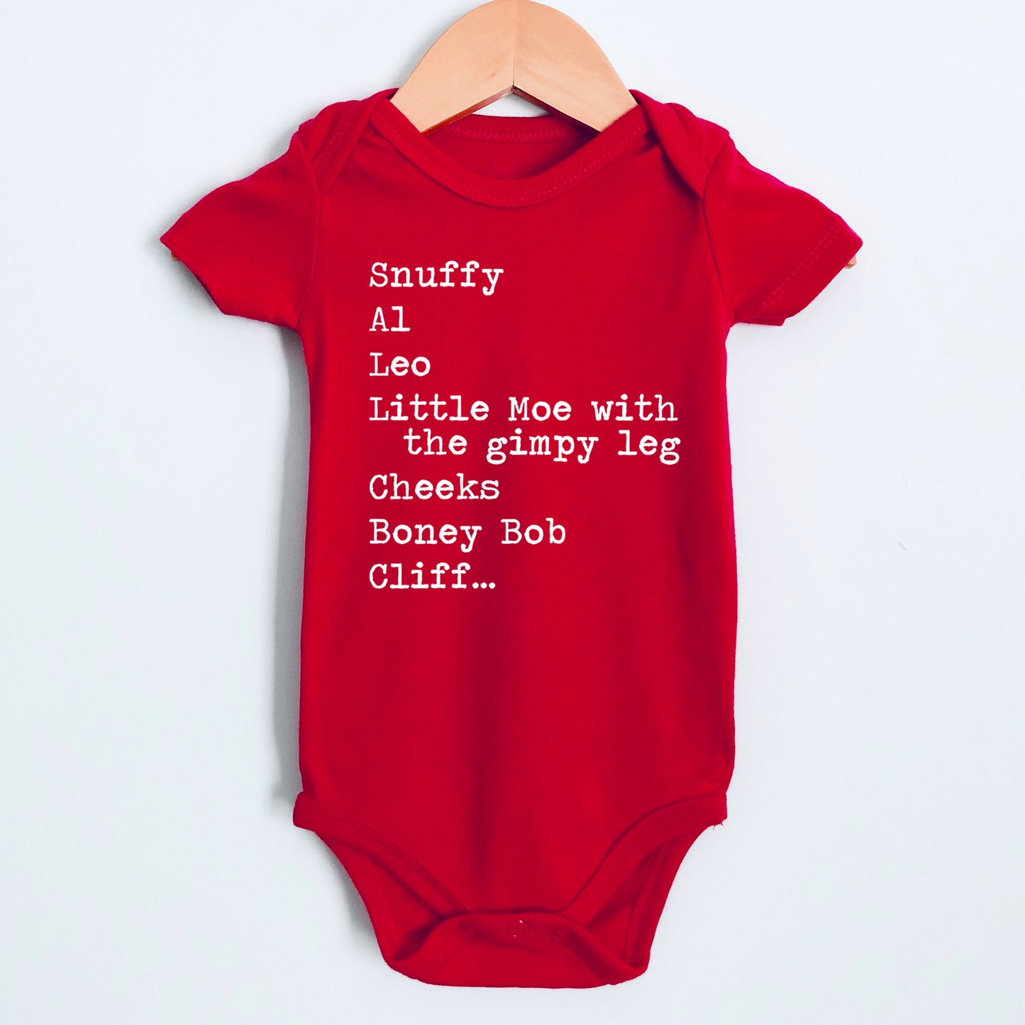 Snuffy Al Leo Little Moe with The Gimpy Leg - Short Sleeve Kids Shirt