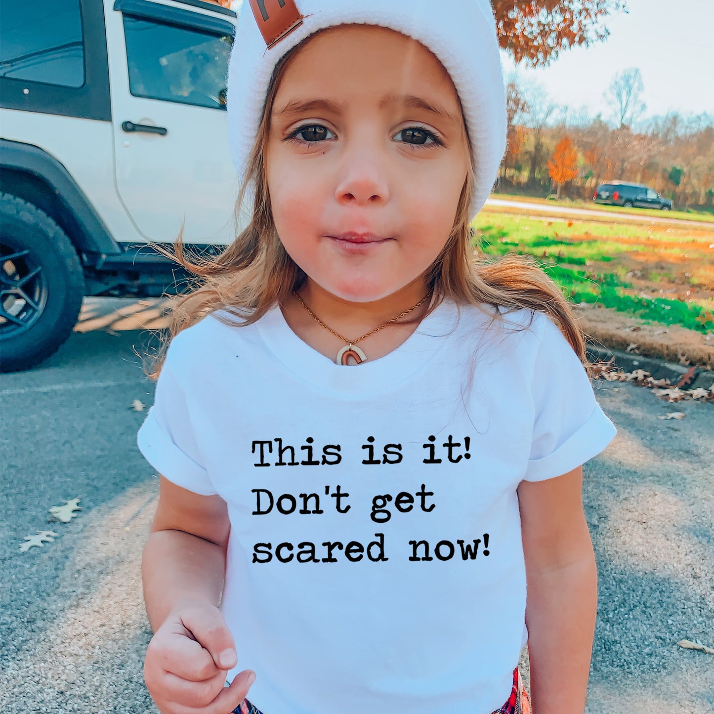 This Is It Don't Get Scared Now - Short Sleeve Kids Shirt
