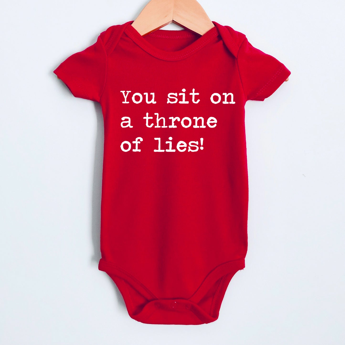 You Sit on A Throne of Lies - Short Sleeve Kids Shirt
