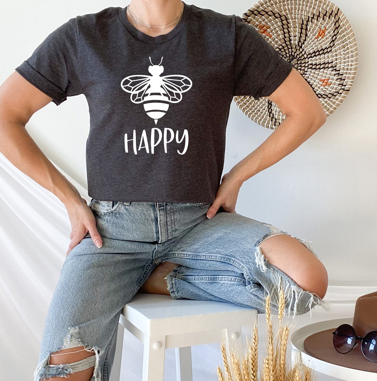 Bee Happy Unisex T-Shirt