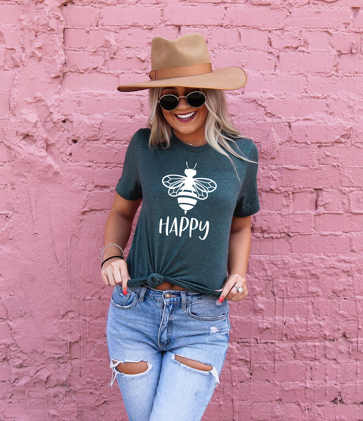 Bee Happy Unisex T-Shirt