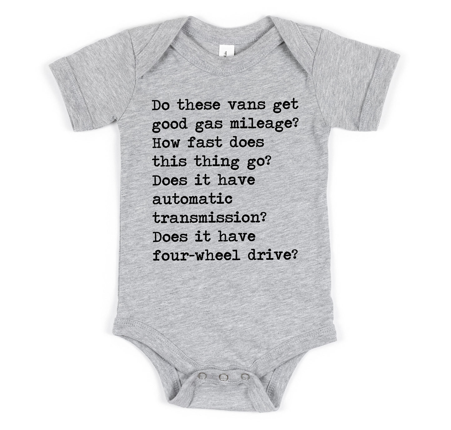 Do These Vans Get Good Gas Mileage - Short Sleeve Kids Shirt