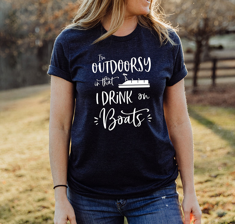 I Drink On Boats T-Shirt