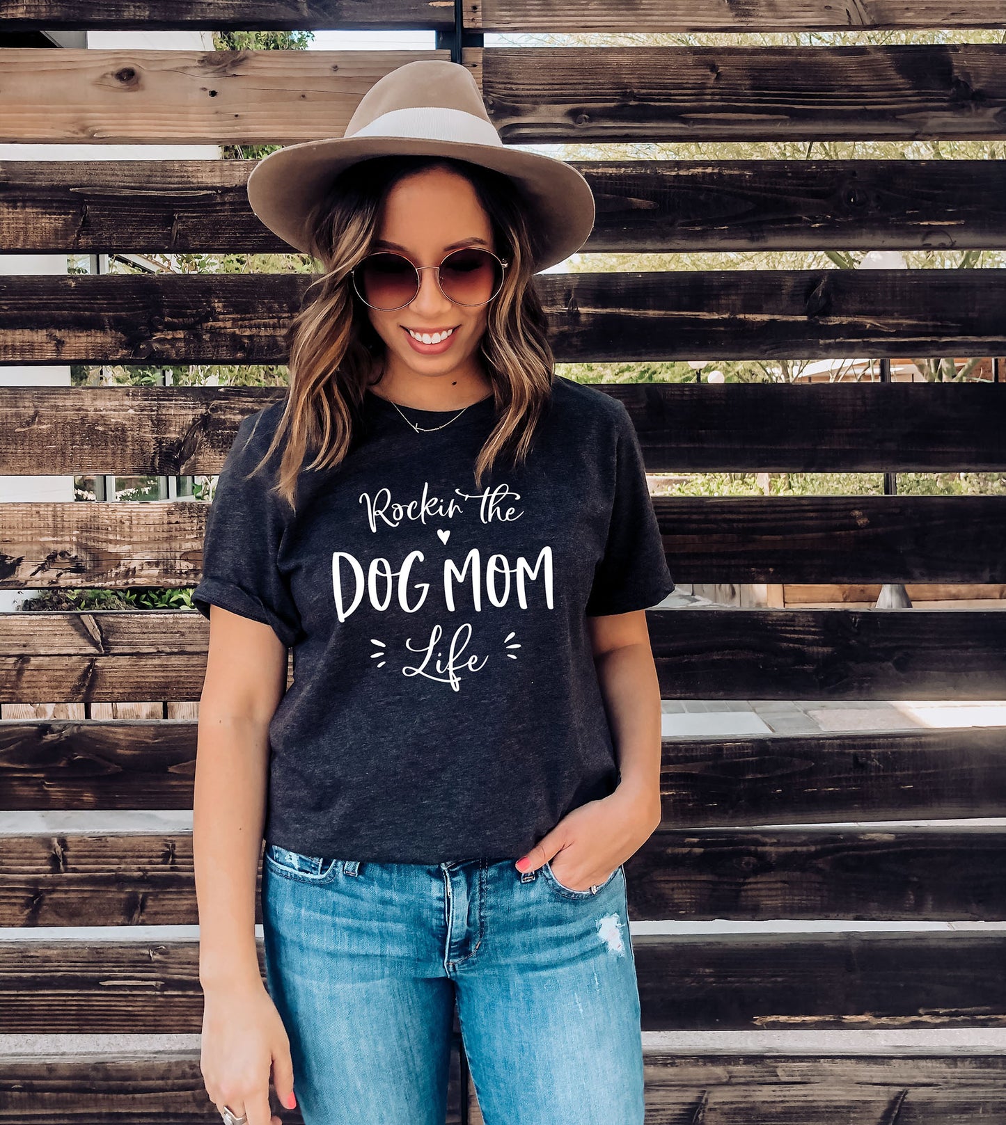 Rockin The Dog Mom Life T-Shirt