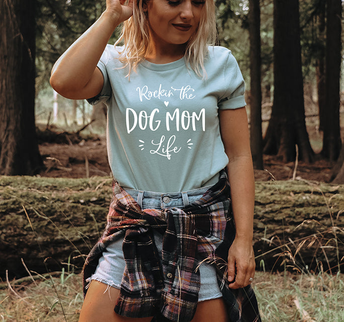 Rockin The Dog Mom Life T-Shirt