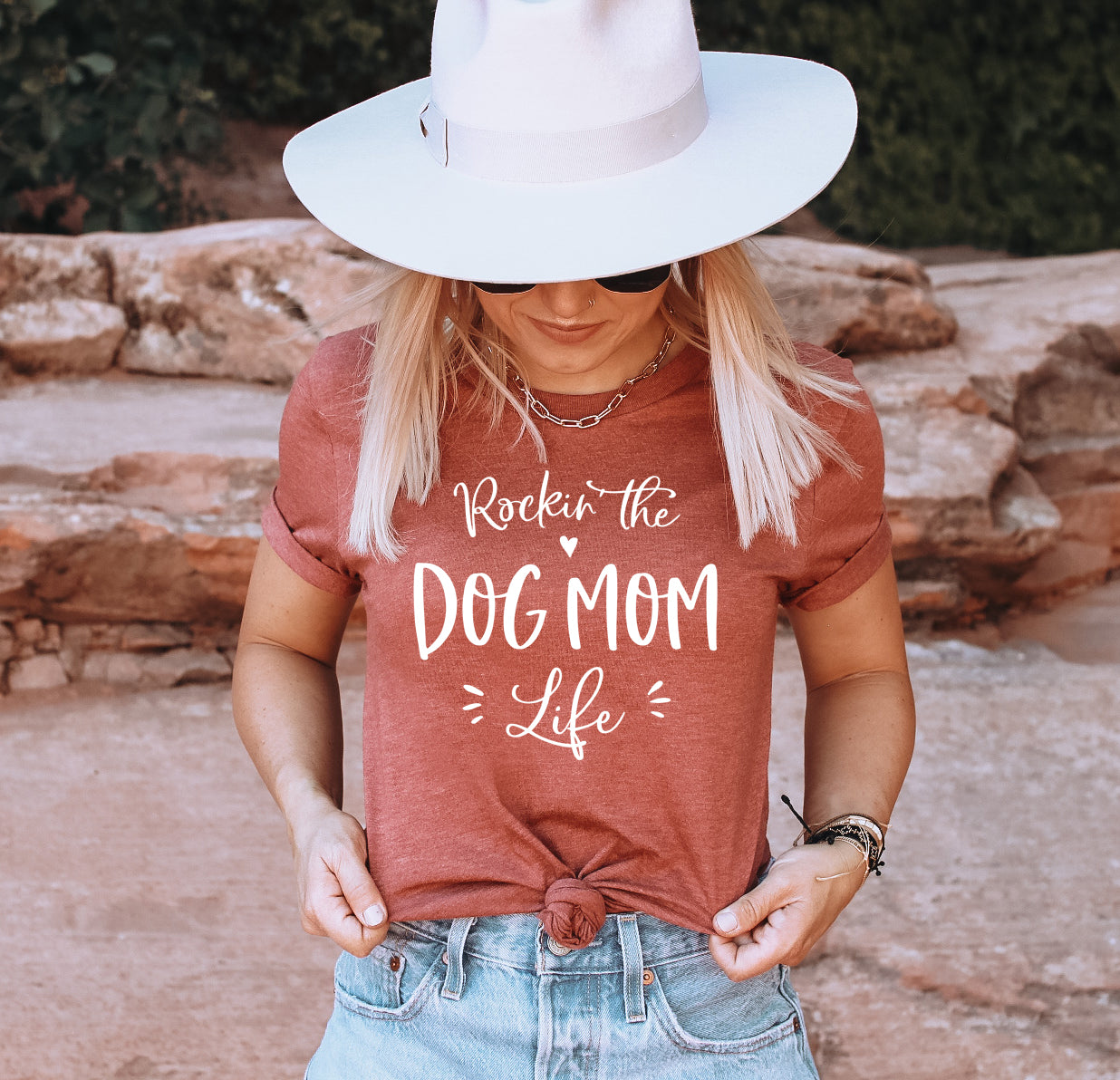 Rockin The Dog Mom Life T-Shirt