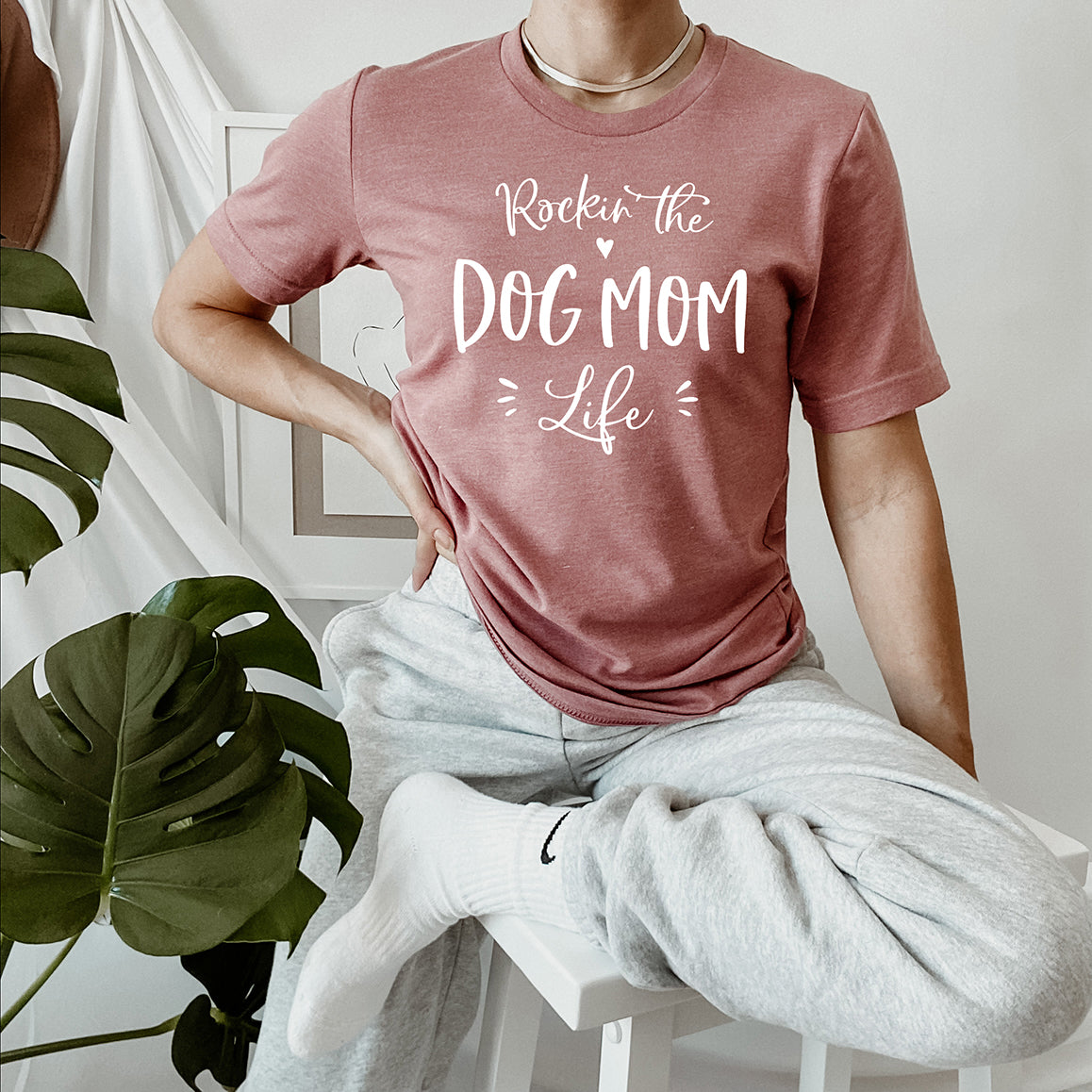 Rockin The Dog Mom Life T-Shirt
