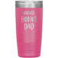 Badass Bonus Dad 20 oz Laser Etched Tumbler