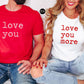 Valentine's Day Typewriter Quotes Matching Group Shirts