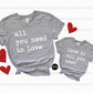 Valentine's Day Typewriter Quotes Matching Group Shirts