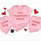 Valentine's Day Typewriter Quotes Matching Group Shirts