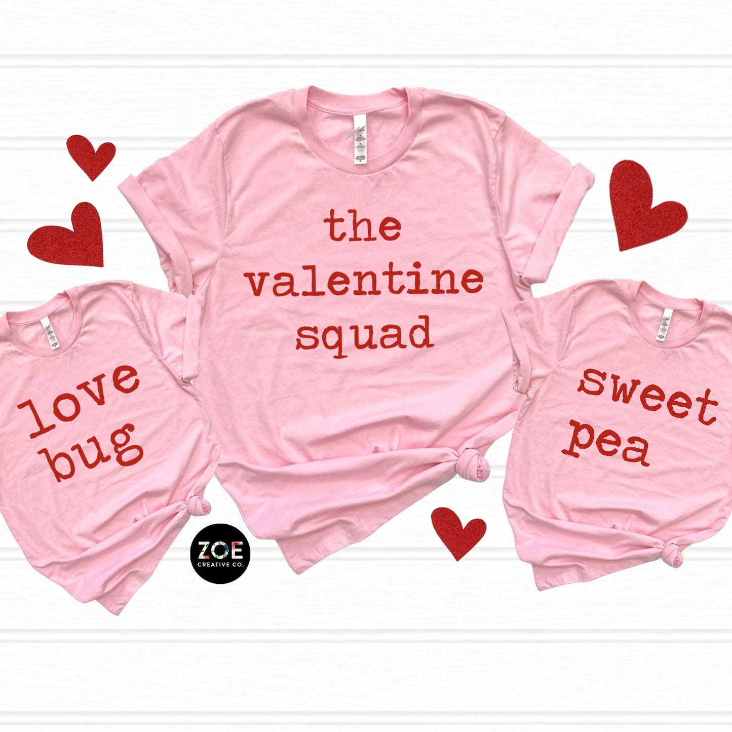 Valentine's Day Typewriter Quotes Matching Group Shirts