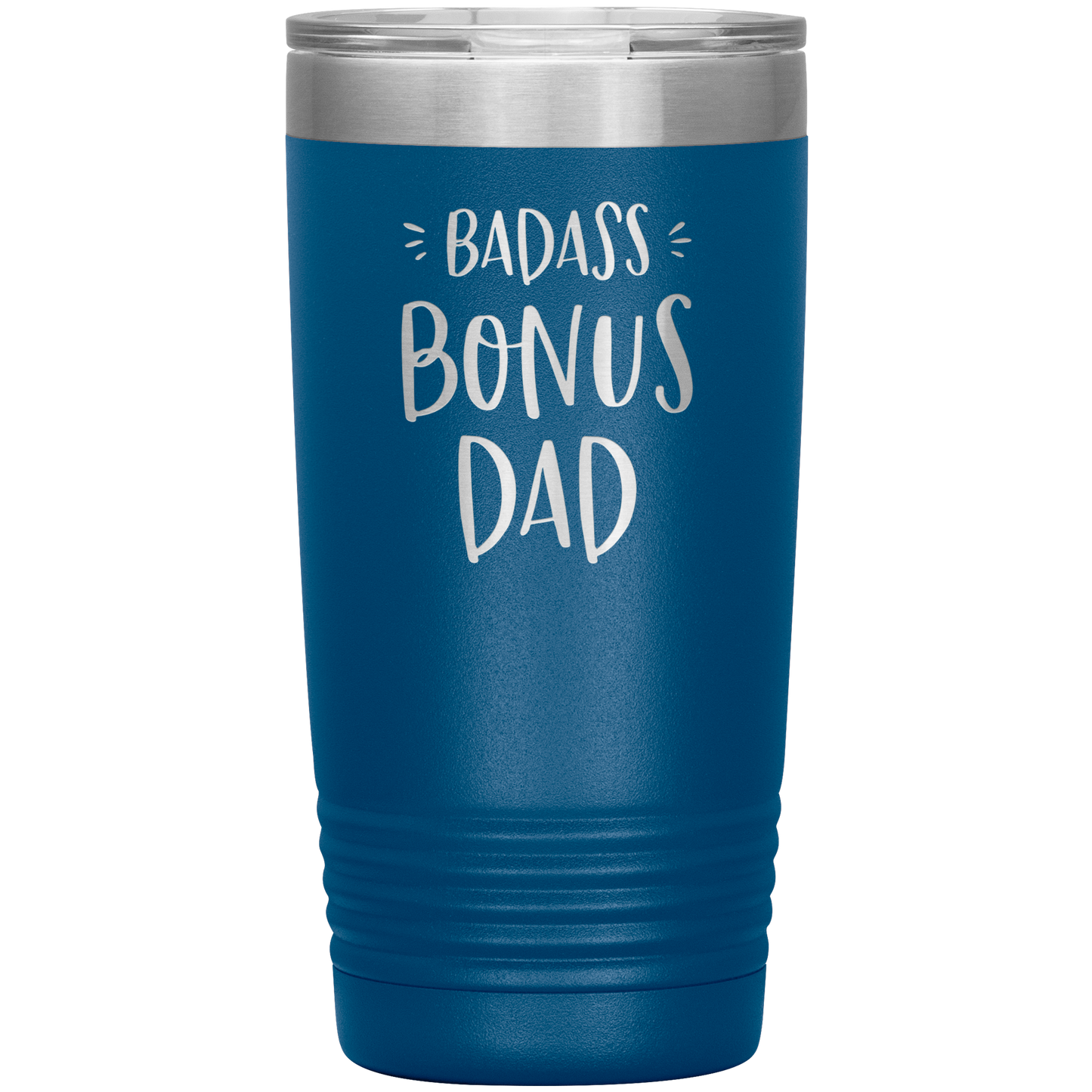 Badass Bonus Dad 20 oz Laser Etched Tumbler