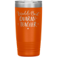 World's Best Quaran-Teacher 20 Oz Laser Etched Tumbler