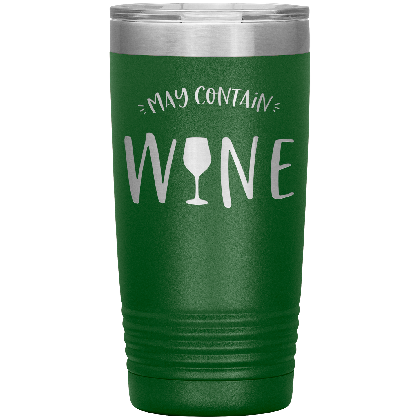 May Contain Wine 20 oz Laser Etched Tumbler