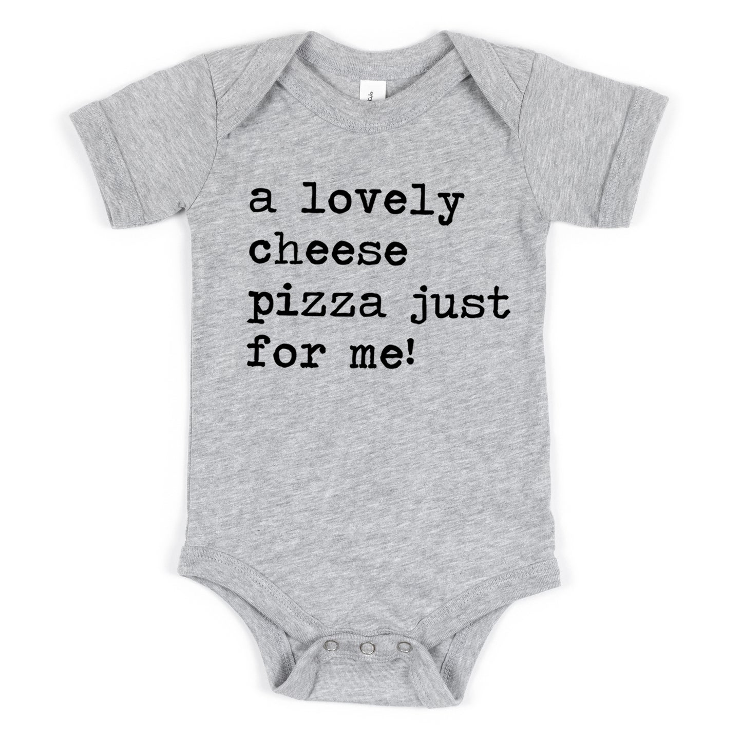 A Lovely Cheese Pizza Just For Me - Short Sleeve Kids Shirt