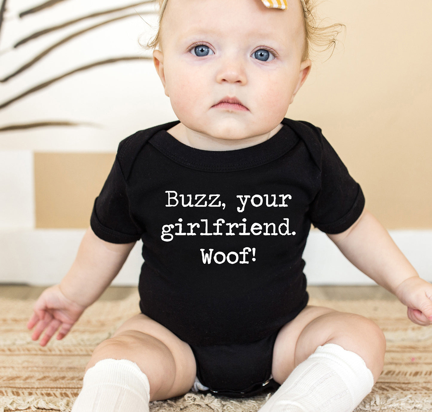 Buzz Your Girlfriend Woof - Short Sleeve Kids Shirt