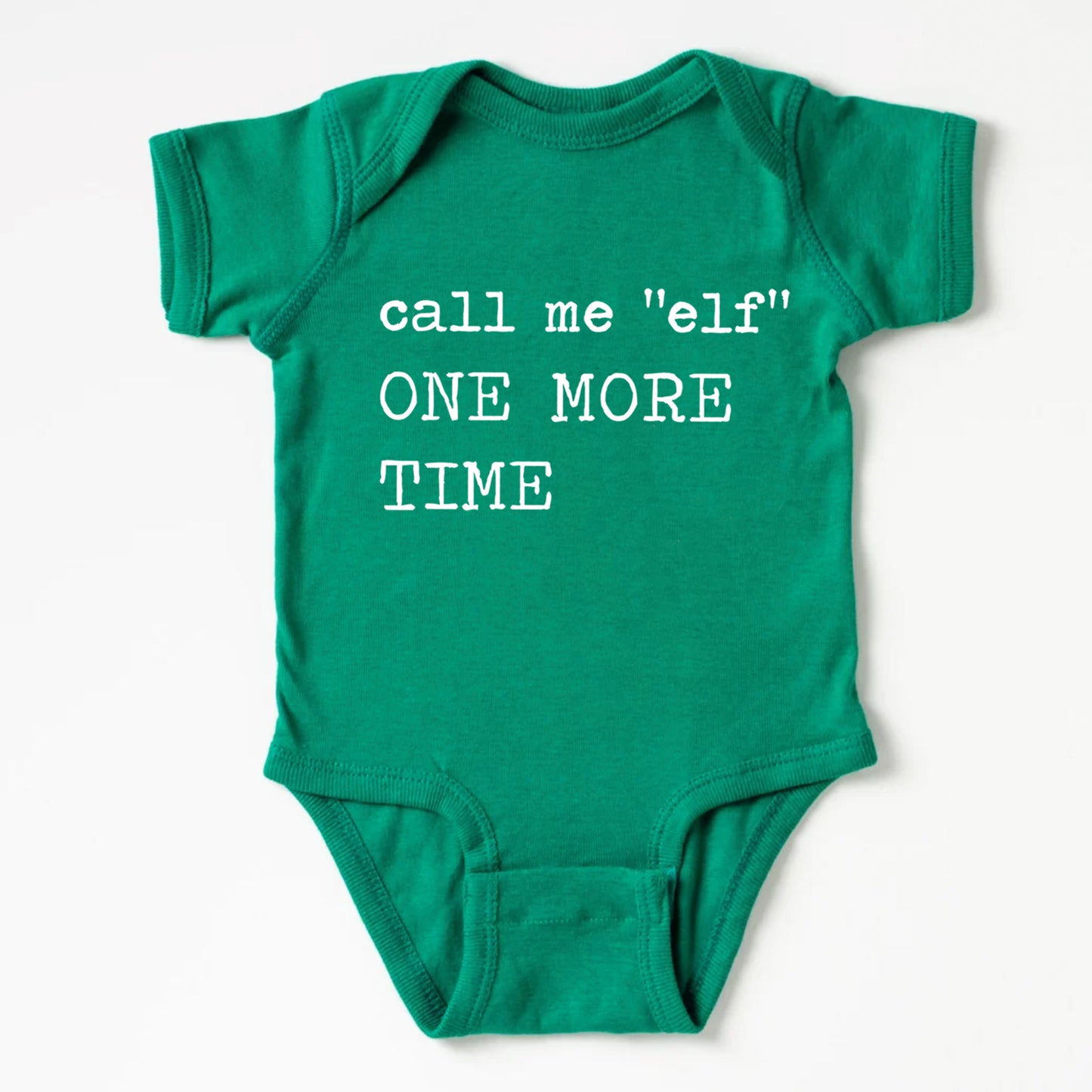 Call Me Elf One More Time- Short Sleeve Kids Shirt