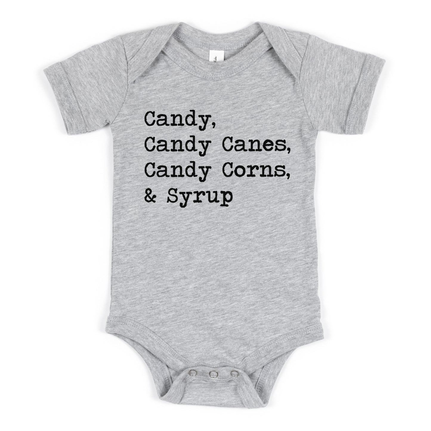 Candy, Candy Canes, Candy Corns & Syrup - Short Sleeve Kids Shirt