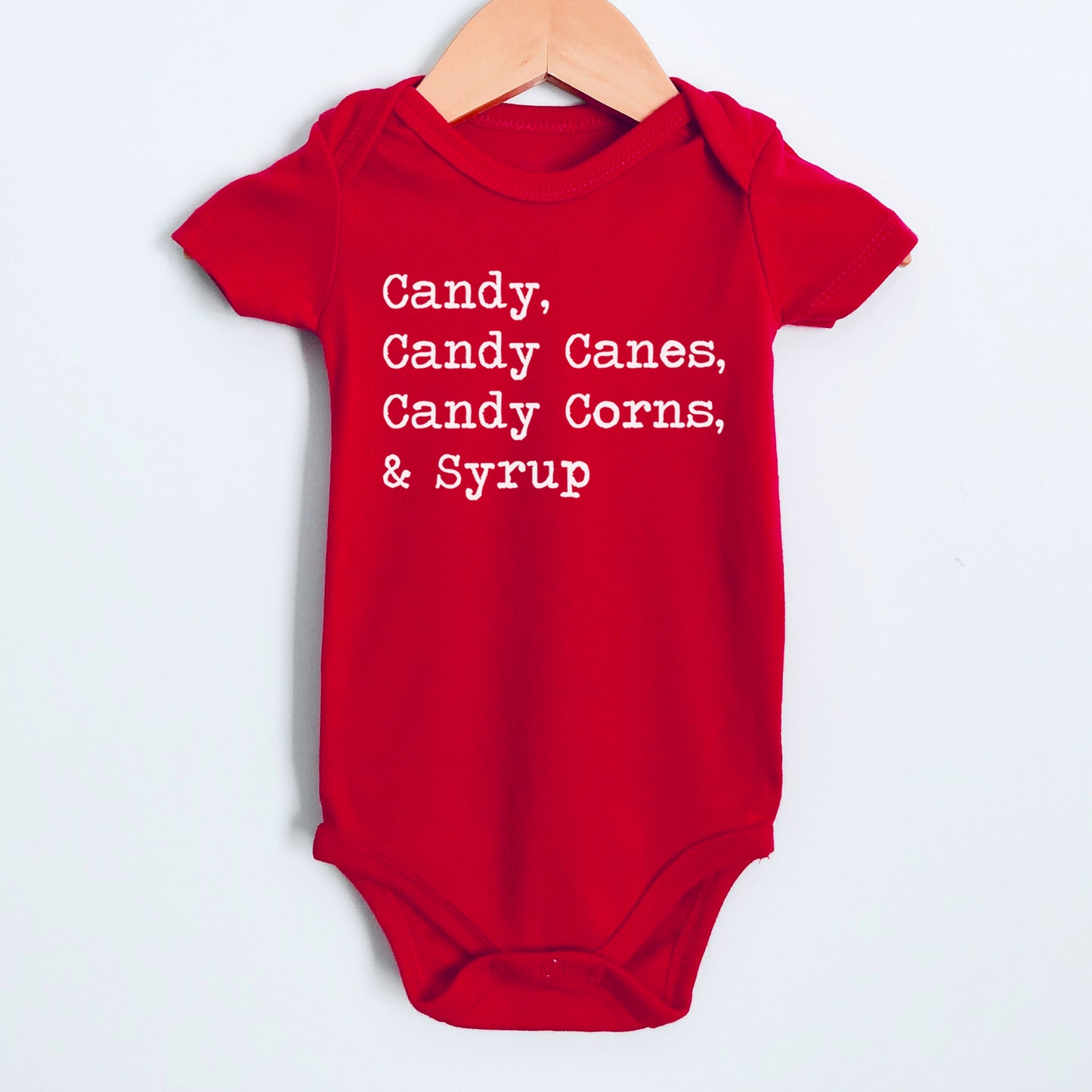 Candy, Candy Canes, Candy Corns & Syrup - Short Sleeve Kids Shirt