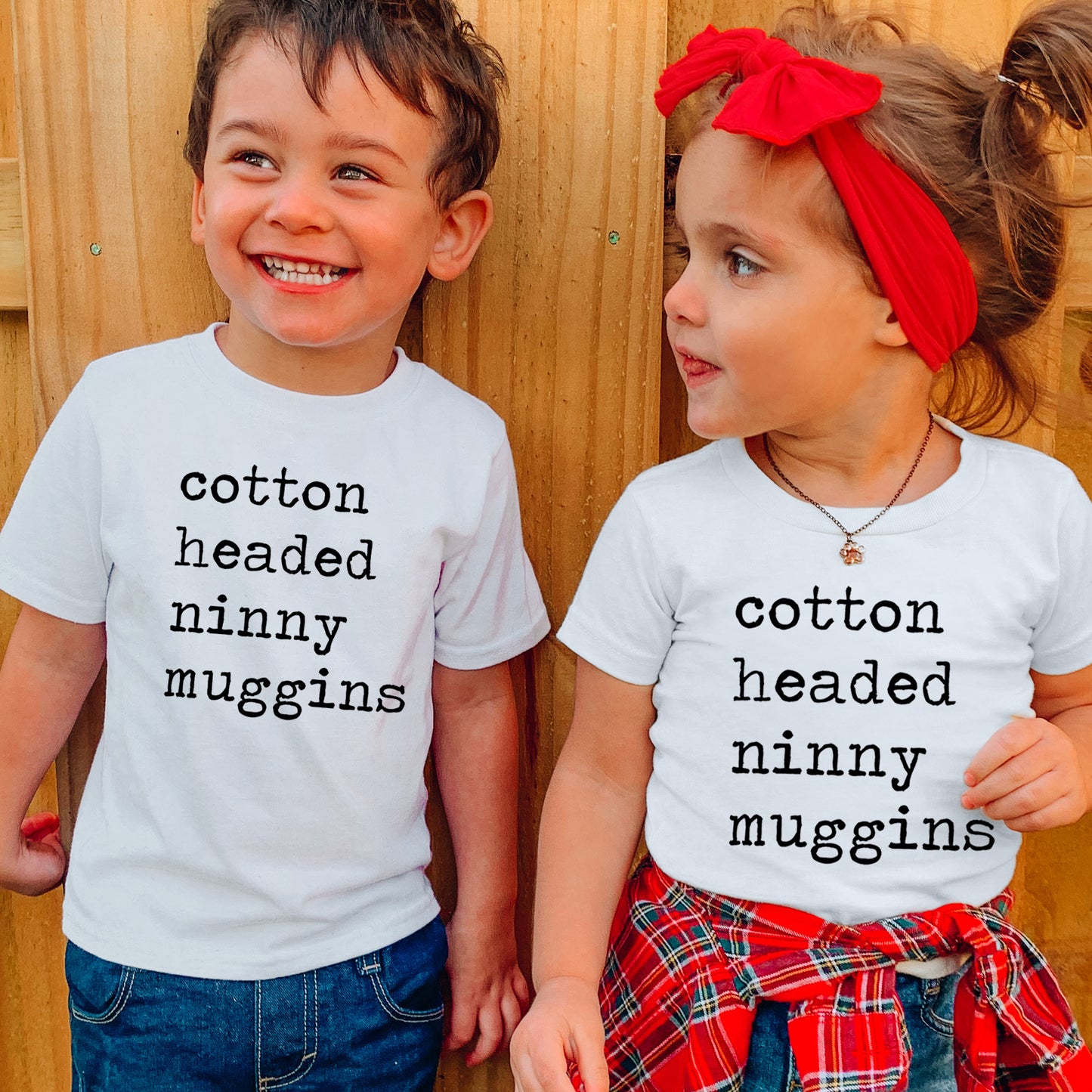 Cotton Headed Ninny Muggins - Short Sleeve Kids Shirt