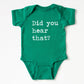 Did You Hear That - Short Sleeve Kids Shirt