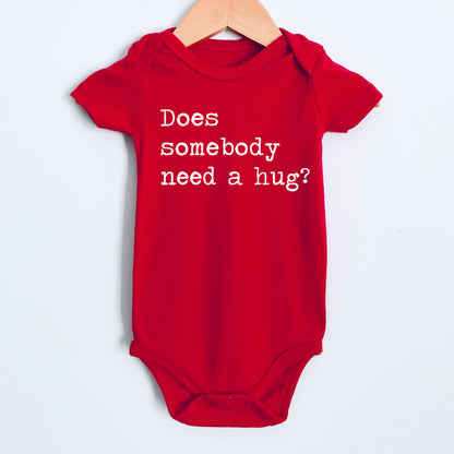 Does Somebody Need A Hug - Short Sleeve Kids Shirt