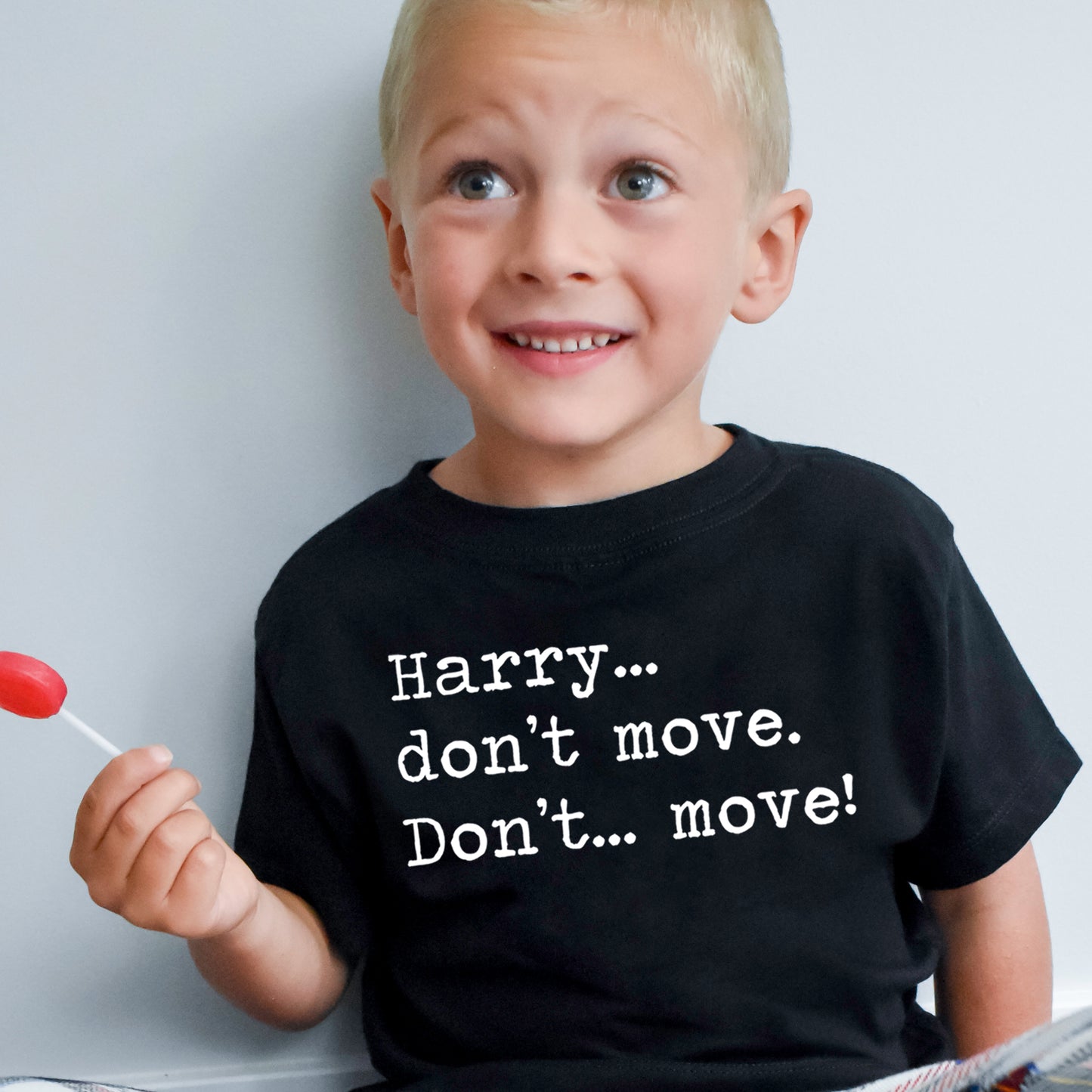 Harry Don't Move - Short Sleeve Kids Shirt