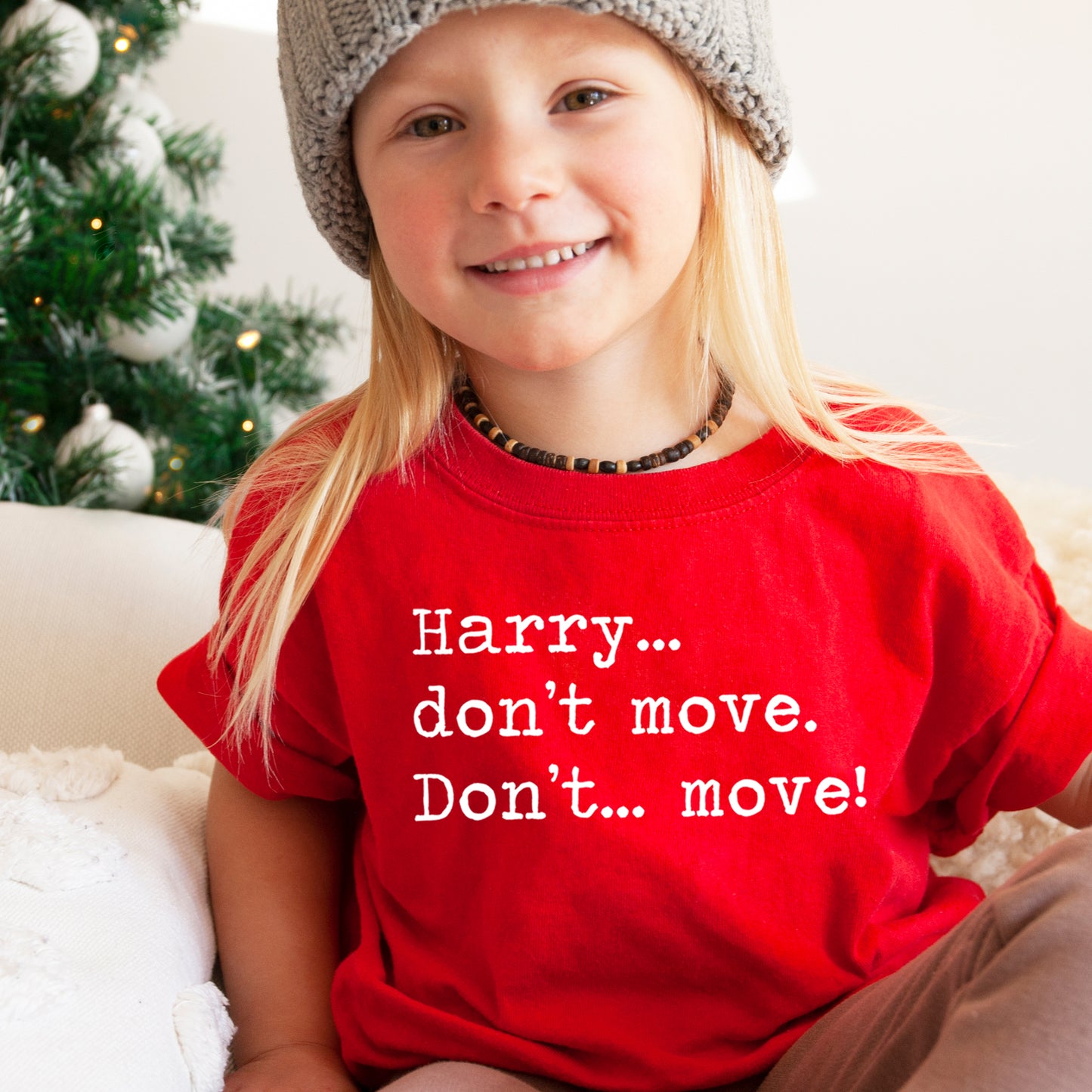 Harry Don't Move - Short Sleeve Kids Shirt