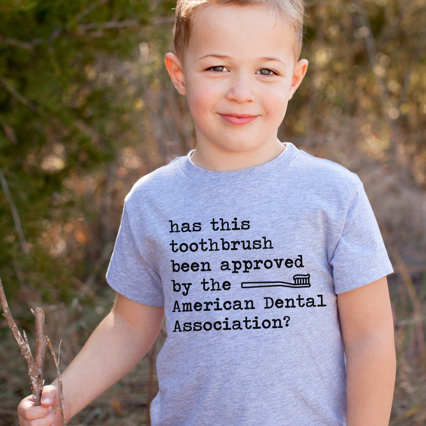 Has This Toothbrush Been Approved - Short Sleeve Kids Shirt