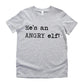 He's An Angry Elf - Short Sleeve Kids Shirt