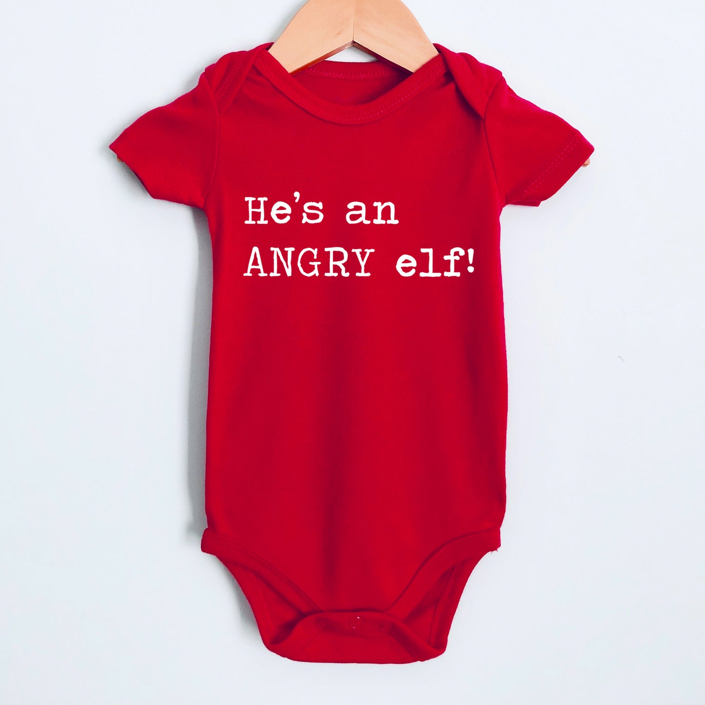 He's An Angry Elf - Short Sleeve Kids Shirt