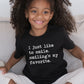 I Just Like To Smile Smiling's My Favorite - Short Sleeve Kids Shirt