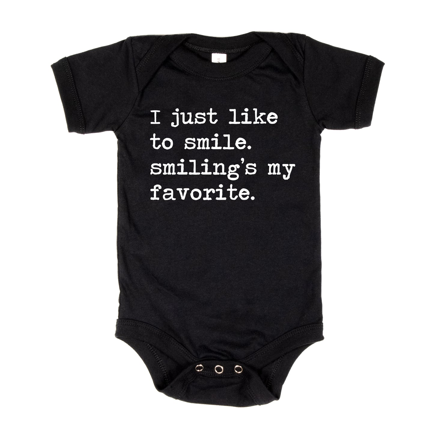 I Just Like To Smile Smiling's My Favorite - Short Sleeve Kids Shirt