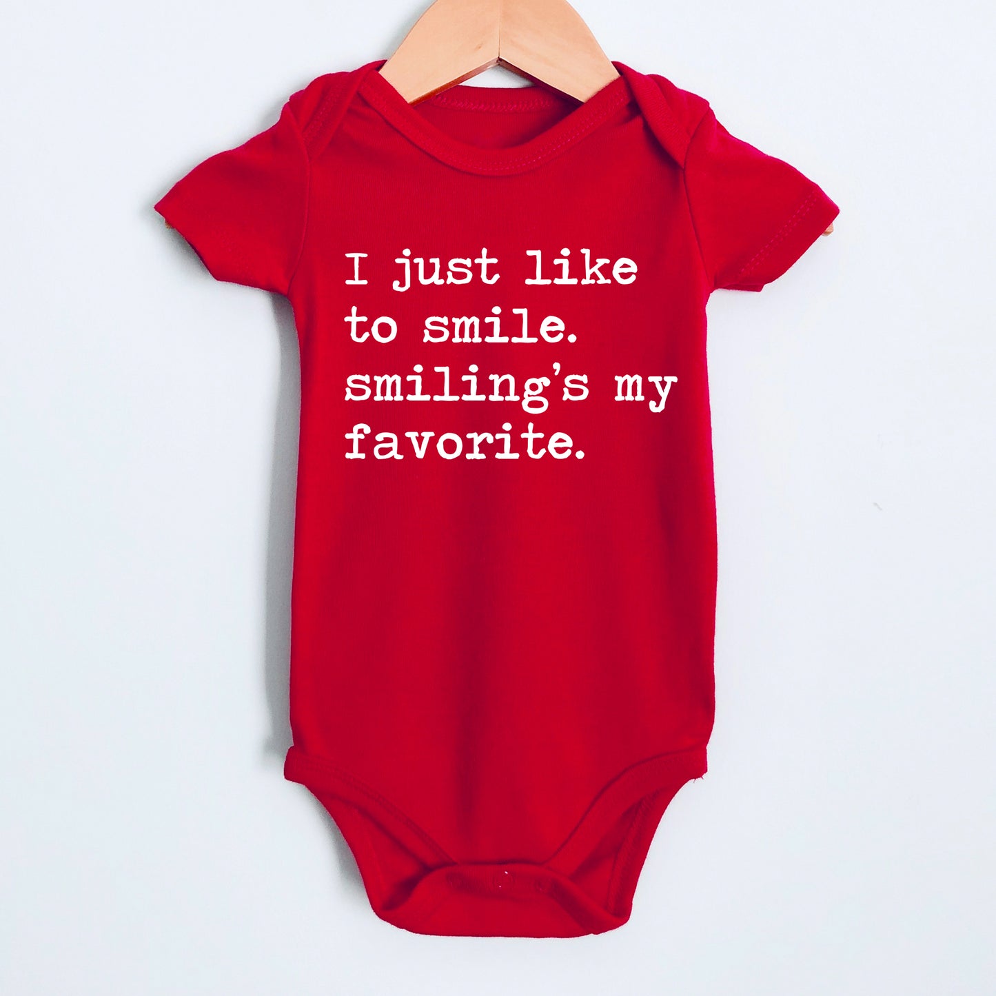 I Just Like To Smile Smiling's My Favorite - Short Sleeve Kids Shirt