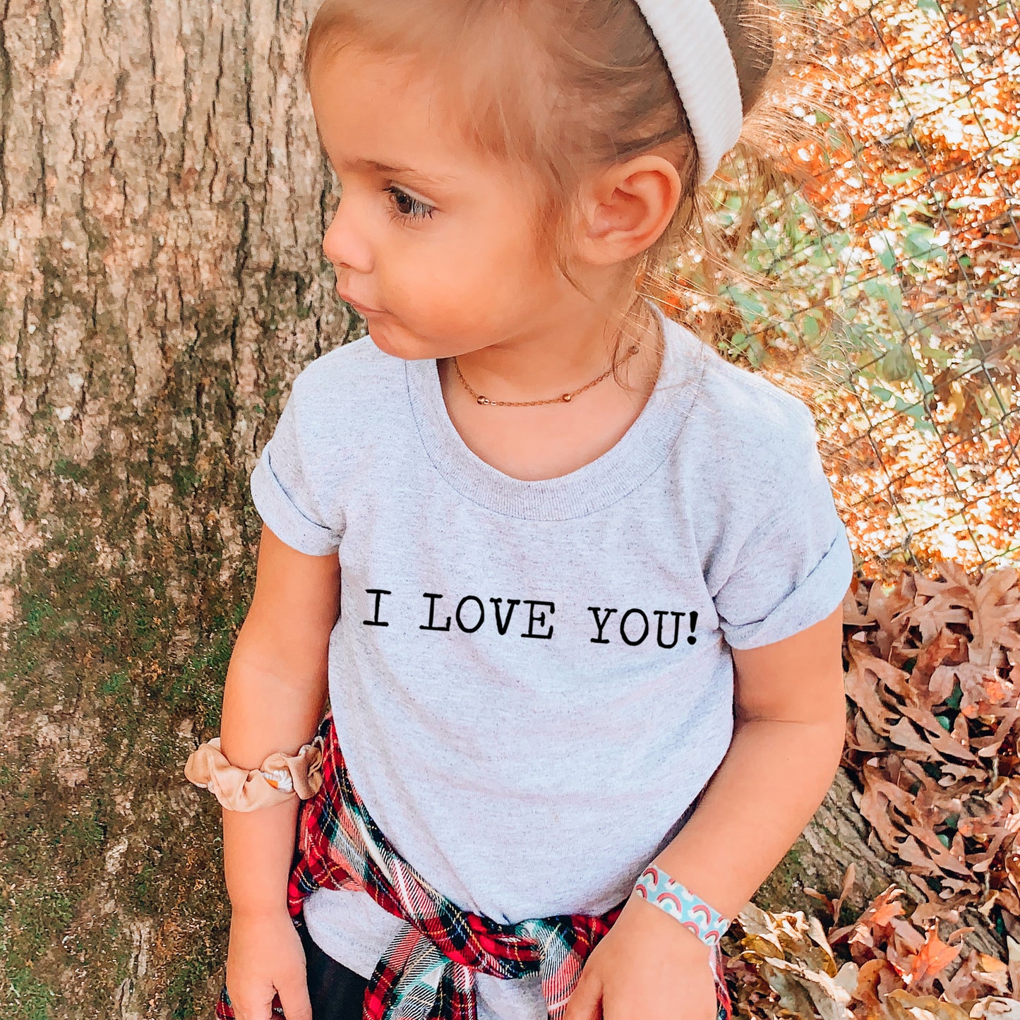 I LOVE YOU - Short Sleeve Kids Shirt