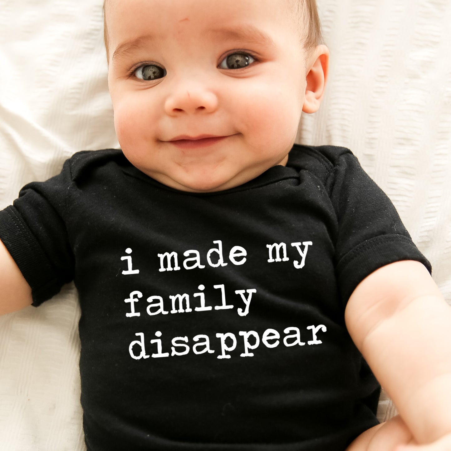 I Made My Family Disappear - Short Sleeve Kids Shirt