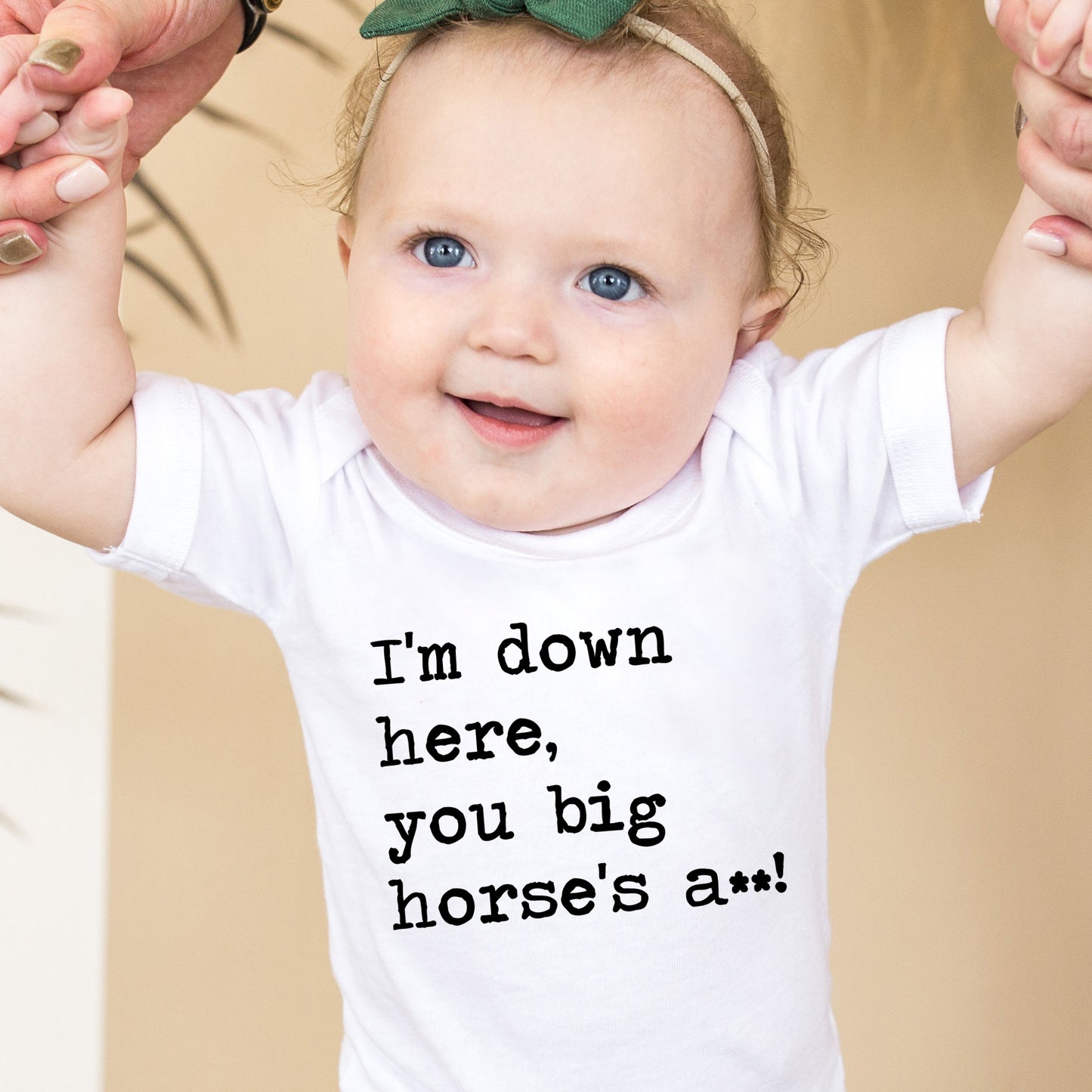 I'm Down Here You Big Horse's A** - Short Sleeve Kids Shirt