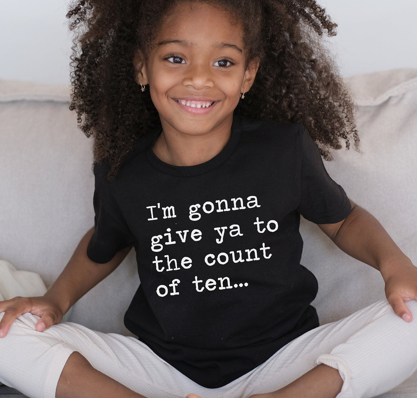 I'm Gonna Give Ya To The Count of Ten - Short Sleeve Kids Shirt