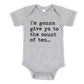 I'm Gonna Give Ya To The Count of Ten - Short Sleeve Kids Shirt