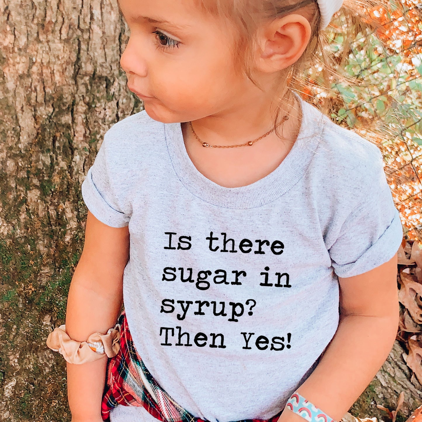 Is There Sugar In Syrup - Short Sleeve Kids Shirt