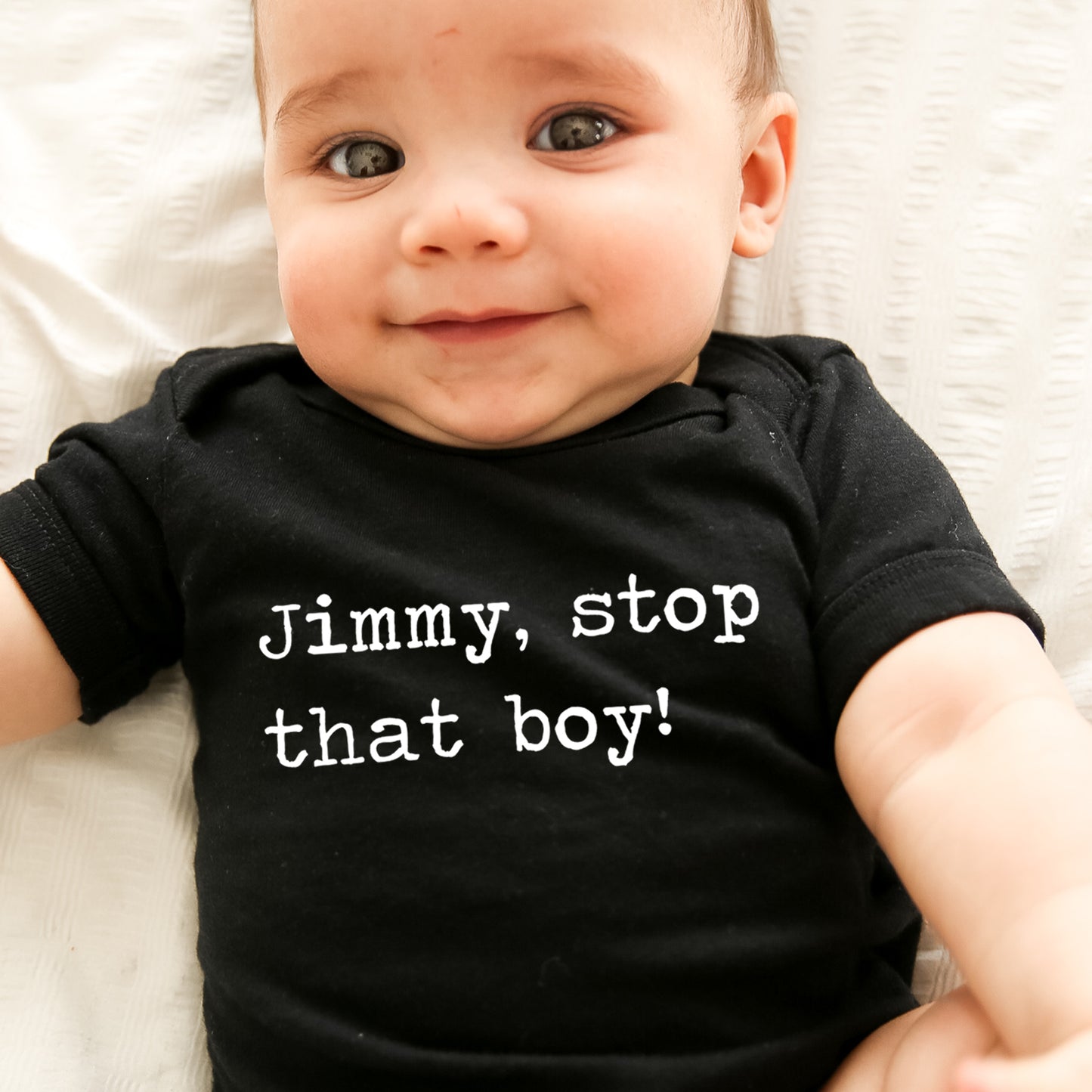 Jimmy Stop That Boy - Short Sleeve Kids Shirt